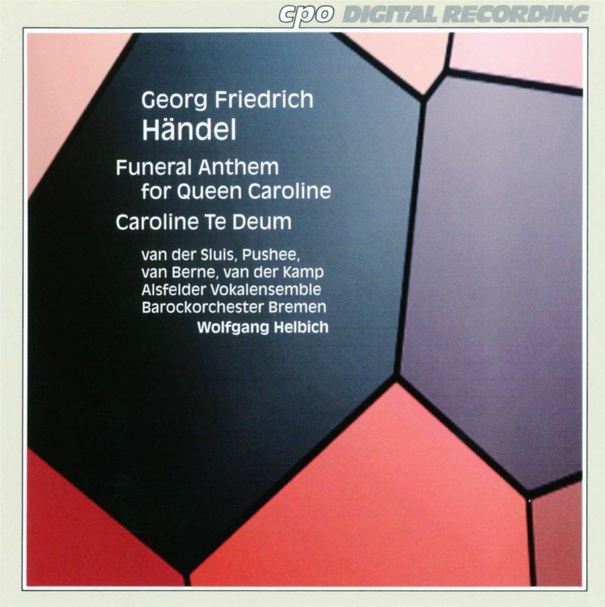 Handel Funeral Anthem for Queen Caroline, Caroline Te Deum Amazon.co