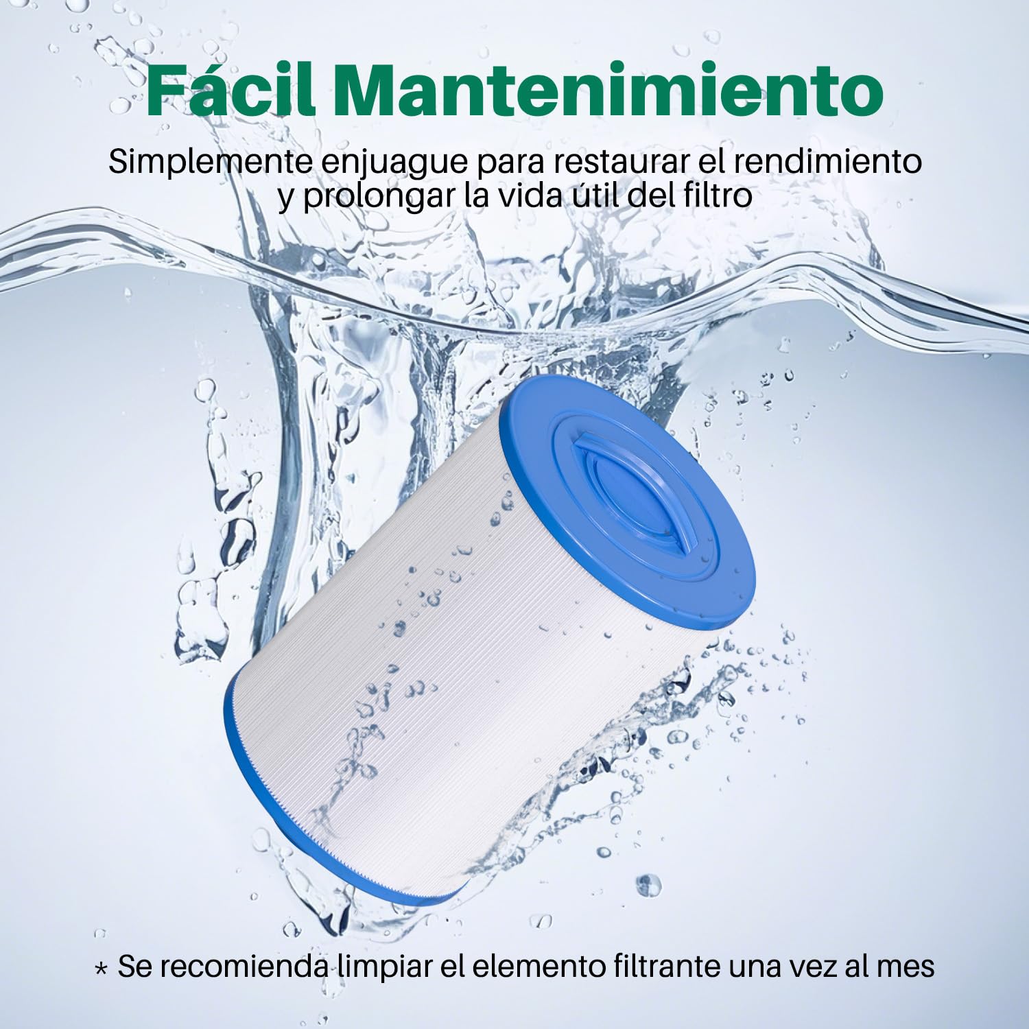 TOREAD Filtro de Repuesto para SPA Unicel 6CH-940, PWW50P3 (no PWW50P4), Filbur FC-0359, 817-0050, 25252, 03FIL1400, Filtro de Rosca SAE de 1 1/2 Pulgadas, Paquete de 2