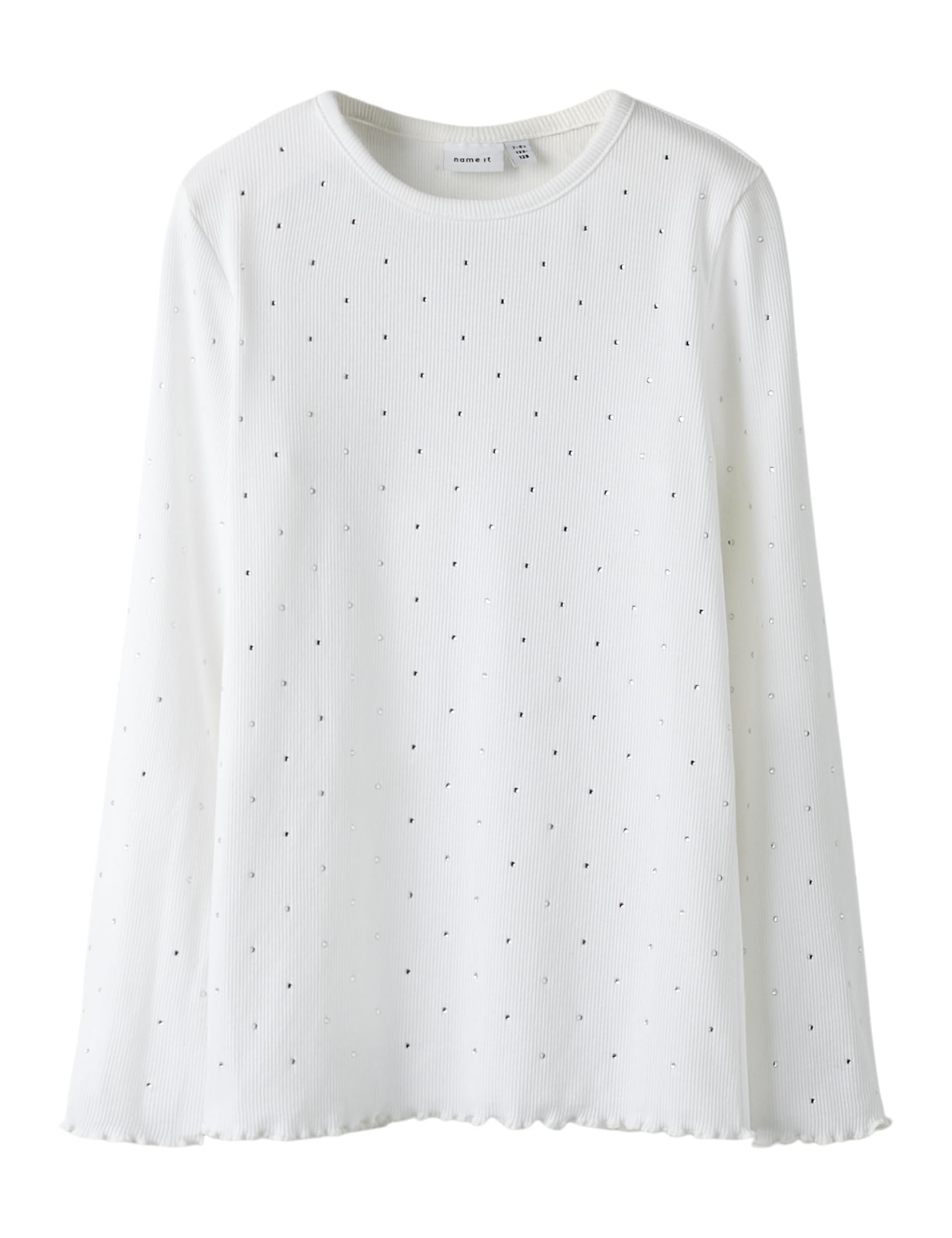 Name IT Mädchen Nkfsiline Ls Slim Top Nkfsiline Ls Slim Top (1er Pack)