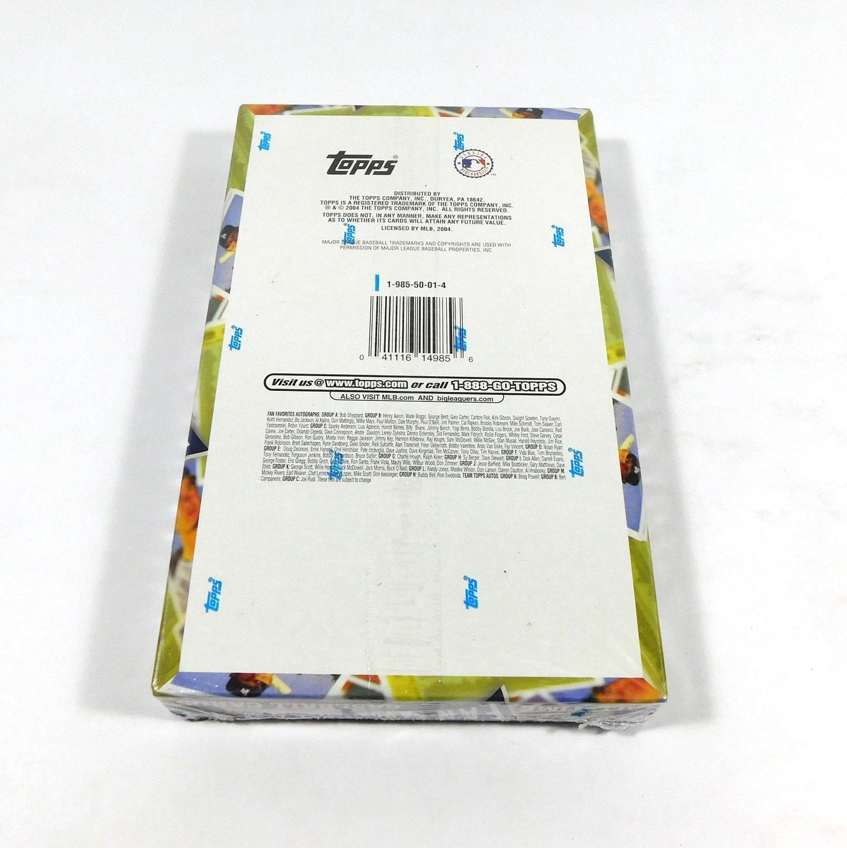 2004 Topps Baseball All-Time Fan Favorites Hobby Box Sealed (24 Packs)