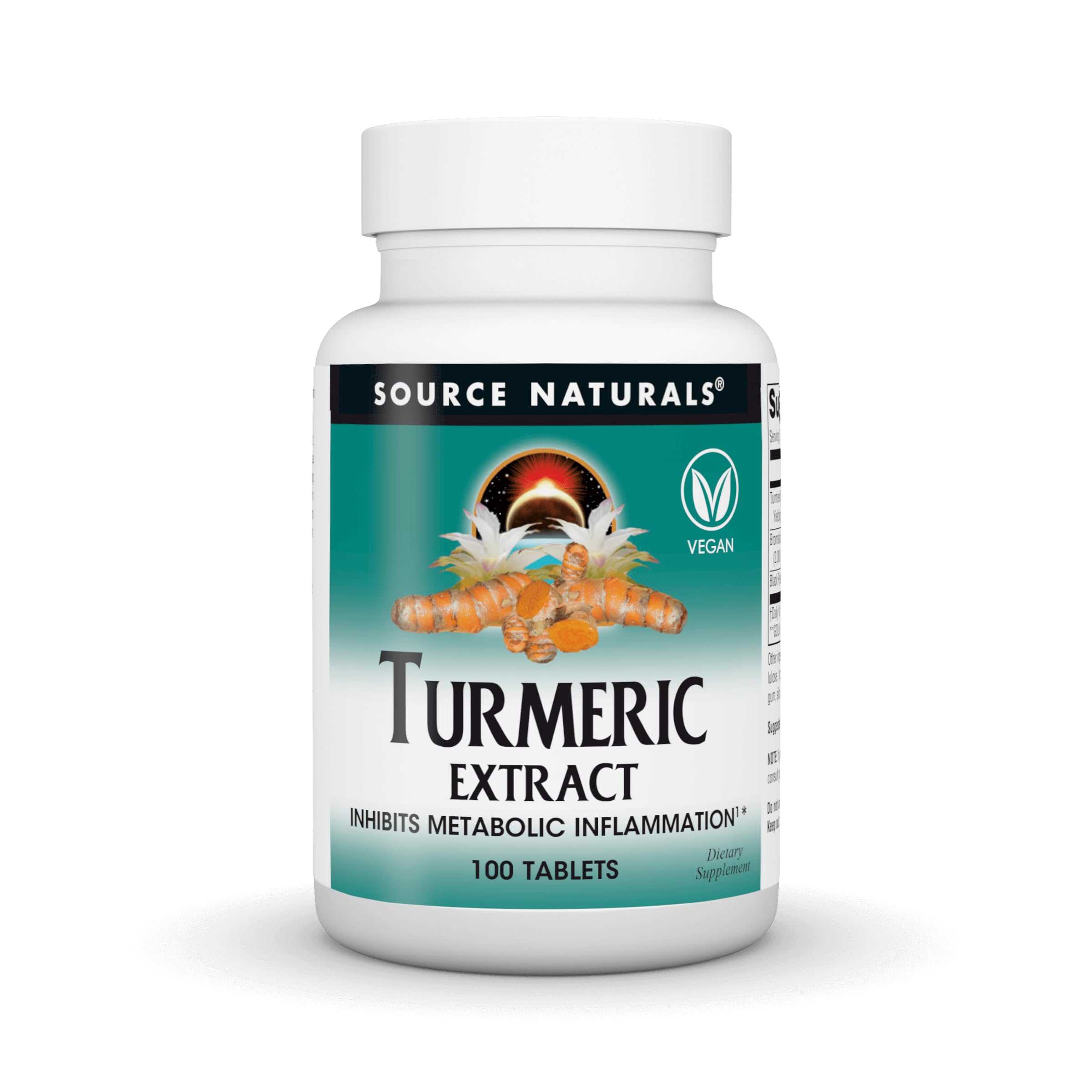 Turmeric Extract - Supports Healthy Inflammatory Response* - 100 Tablets
