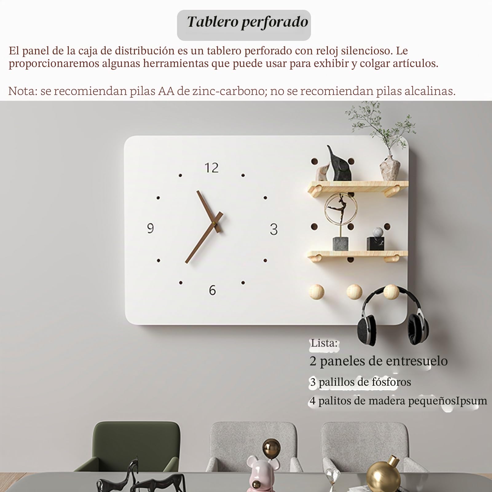 Tapa Cuadro Electrico Cubierta Multifuncional para Caja de Fusibles, Marco Artístico con Bisagras para Cubrir El Panel Eléctrico, Cubierta para Panel de Interruptores de 45Cm, 50Cm, 55Cm y 70Cm de Lar