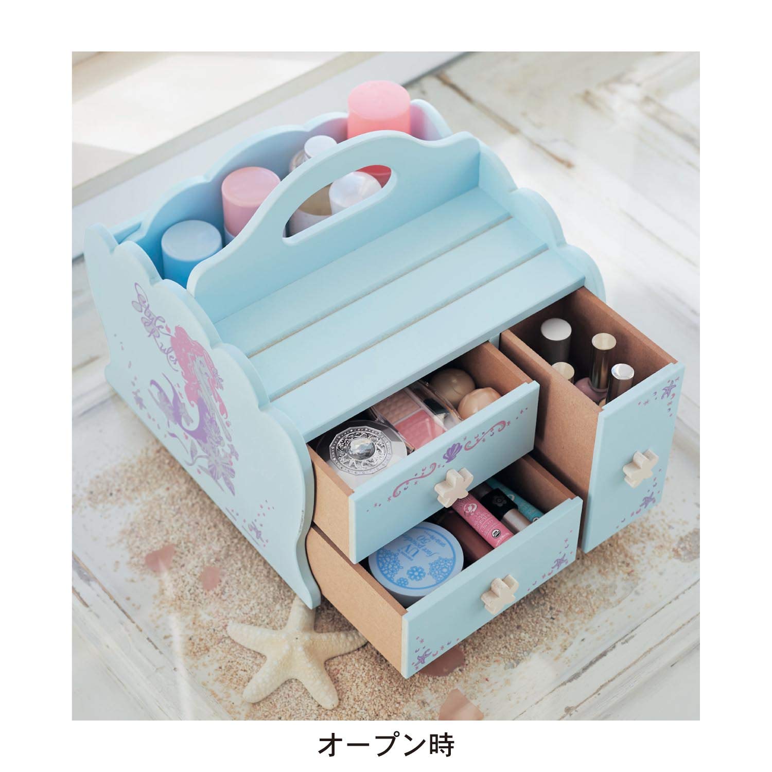 Amazon.co.jp: [ベルメゾン] ディズニー メイクボックス 鏡付き