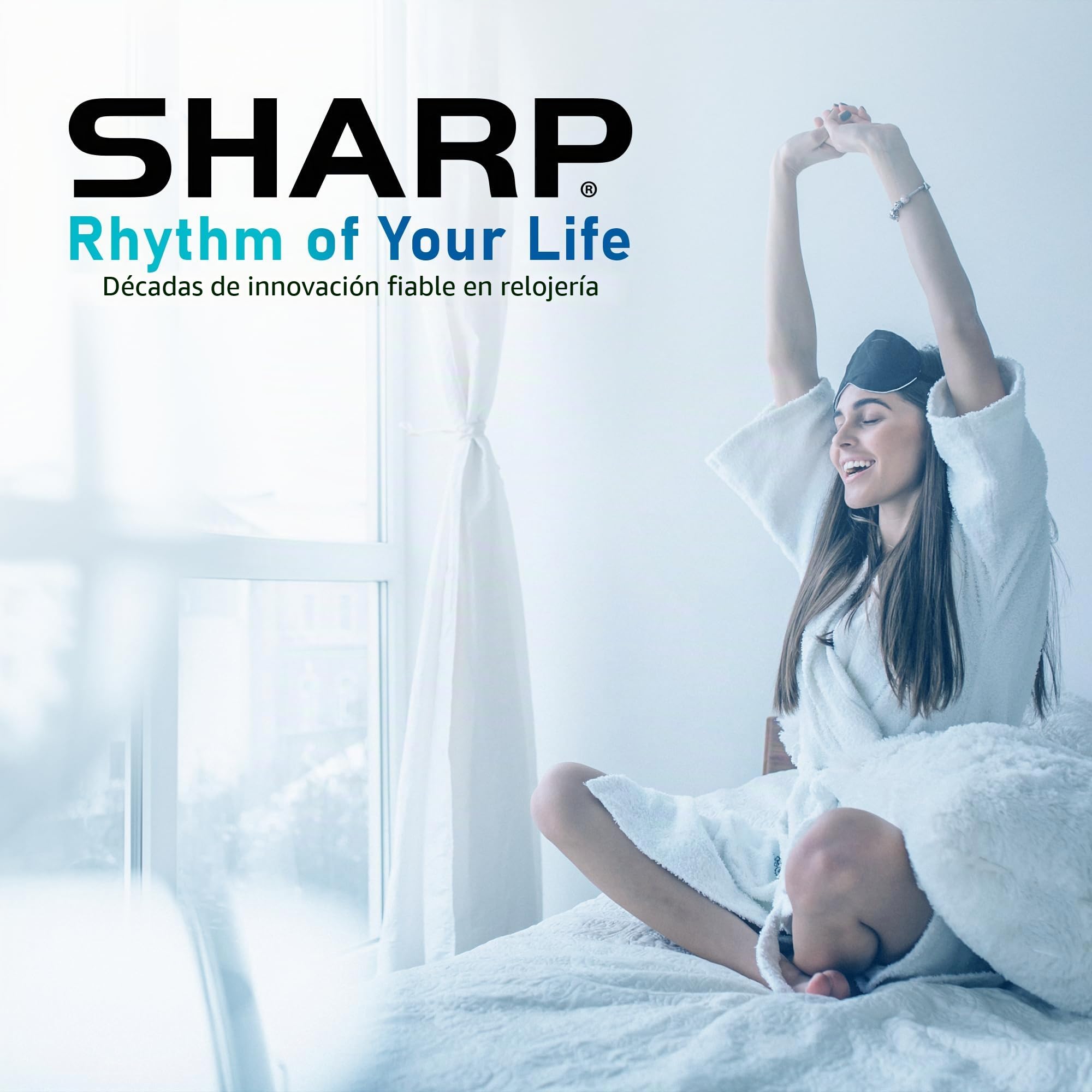Sharp Big Bang Super Loud - Reloj despertador, color rojo