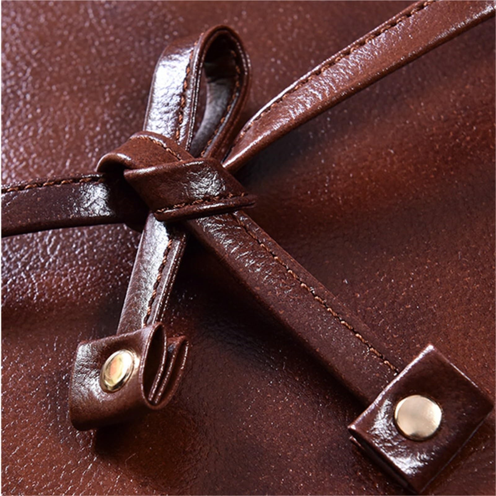 Delantal de cuero sintético con correa cruzada for barista, camarero, chef, uniforme, cafetería, bistró, parrilla, floristería, peluquería, carpintero, barbería para Soldadura, Herrero