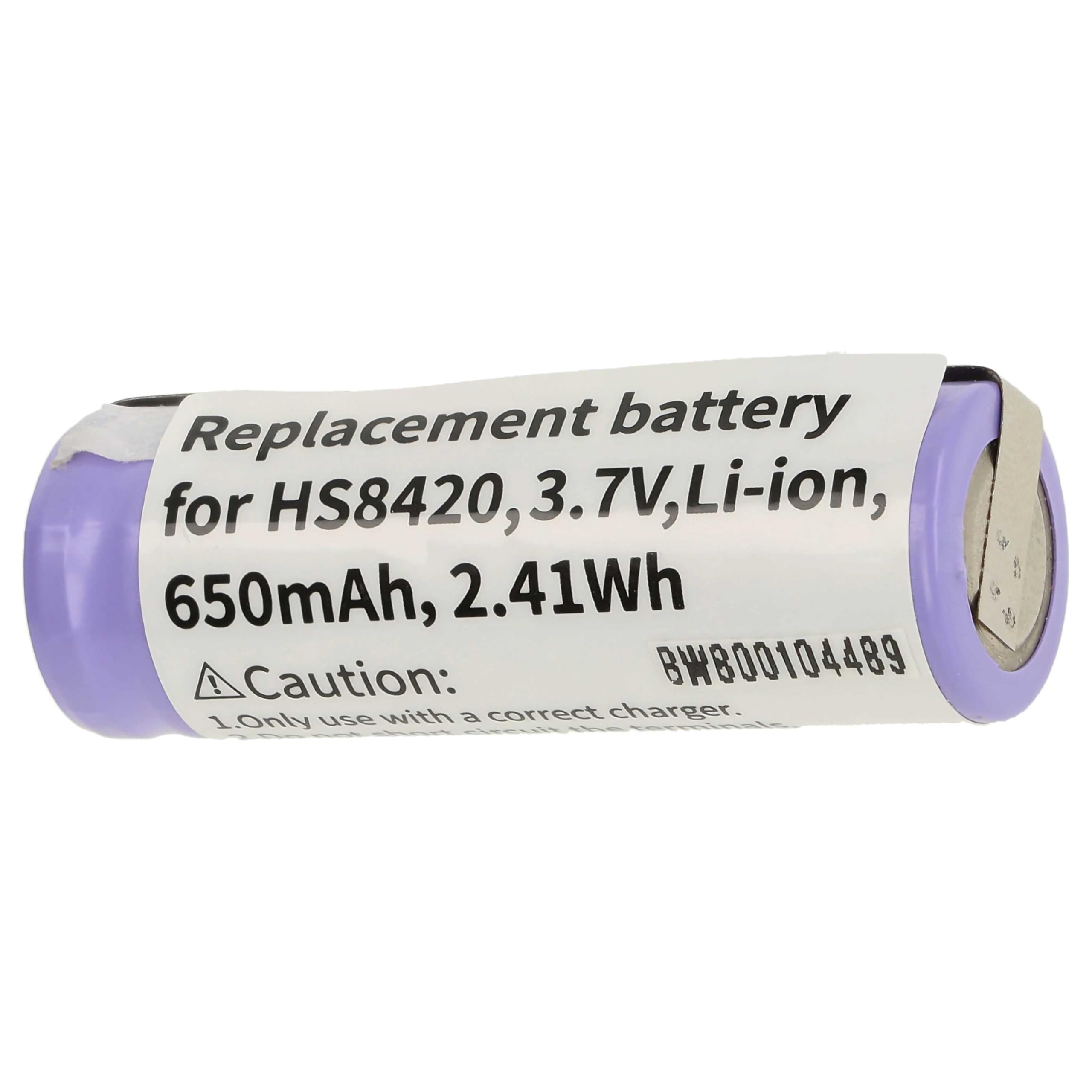 vhbw Akumulator zamienny do Philips KR112RRL, US14430VR do golarki do włosów (650 mAh, 3,7 V, litowo-jonowy)