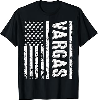 Vargas Last Name Funny Surname Team Vargas Family Reunion T-Shirt