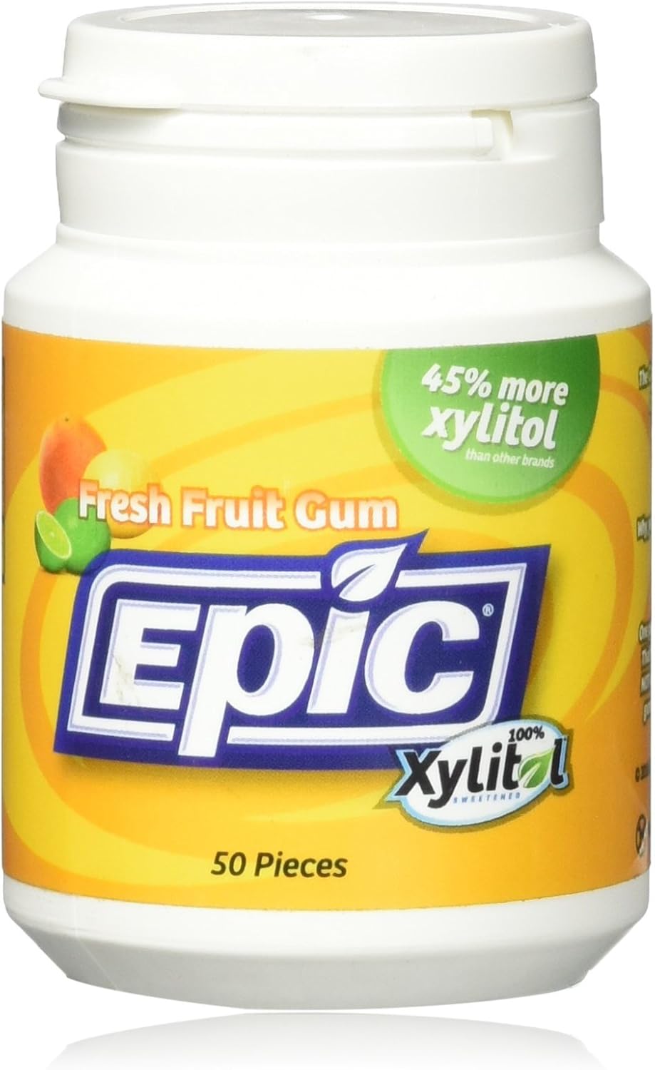 Epic Dental, Xylitol Gum, SugarFree, Fresh Fruit, 50 Pieces Buy
