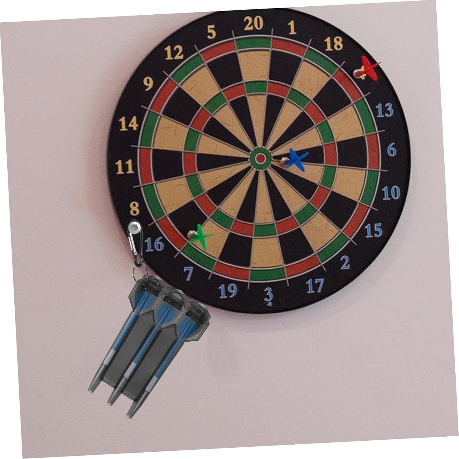 Toddmomy 1set Dart Case for Darts Lightweight Box Storage Compartment Carrying Case Flights