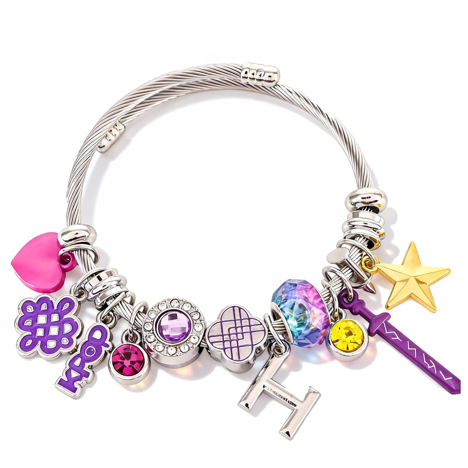 Kpop Bracelets, Kpop Merch Demon Style Bracelets Gifts for Fans, Kpop Merchandise Items Jewelry Accessories for Women,Valentines Day | Birthday Gifts