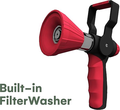 Miniatura 5 de Boquilla de manguera de bombero rojo, boquilla de manguera de jardín, estilo bombero, rociador de manguera de jardín, boquilla de manguera de