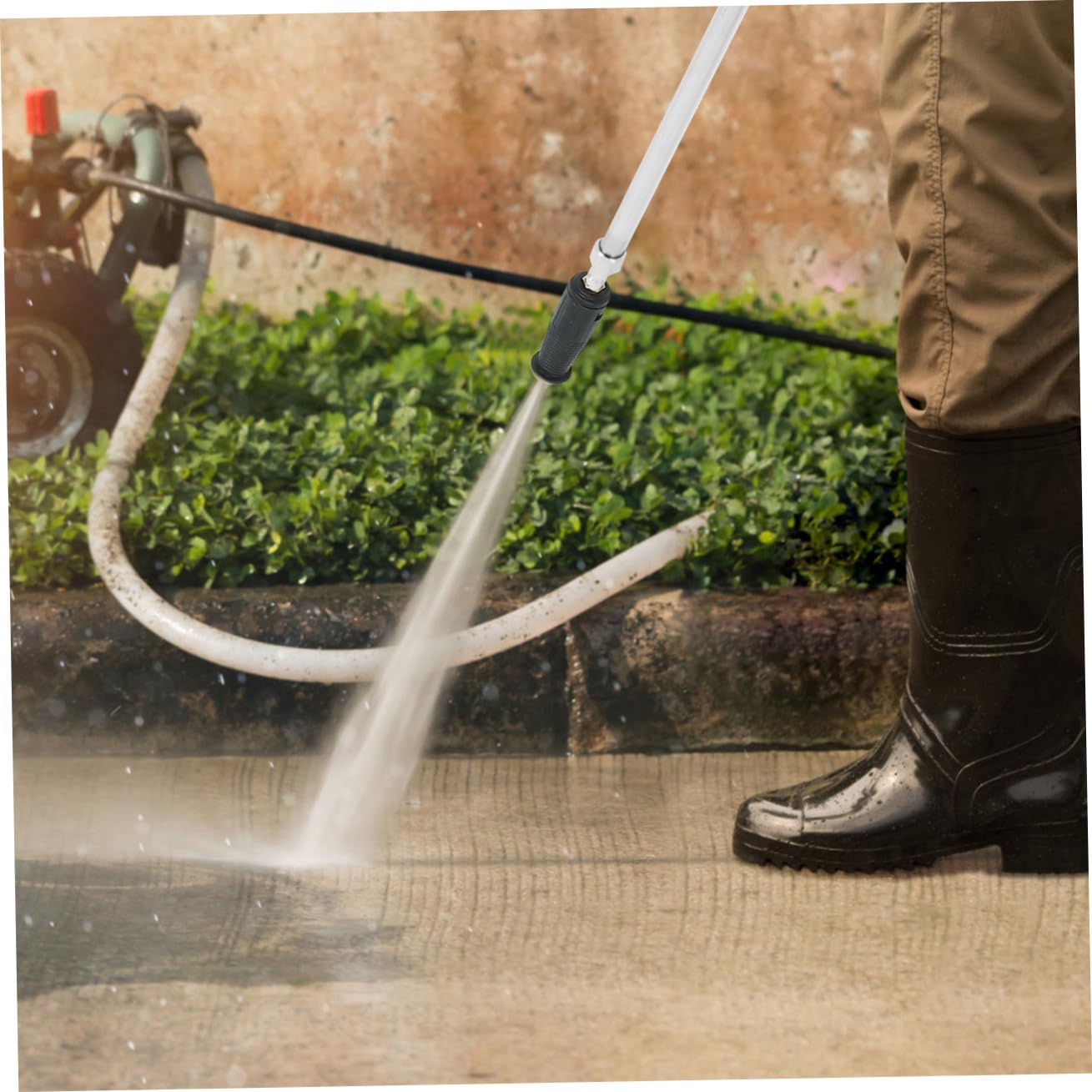 Varilla de 2 de Alta Presión para Lavado Lavadora para Alargadora de Acero Inoxidable y Cobre, Compatible Paquete Piezas Hidrolavadoras de Techo y Suelo