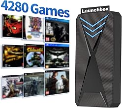 Emulator Console 2T Hard Drive Retro Game Console with Built in 4280 Games, Plug and Play Video Game Console, Game System Compatible with 18 Emulators