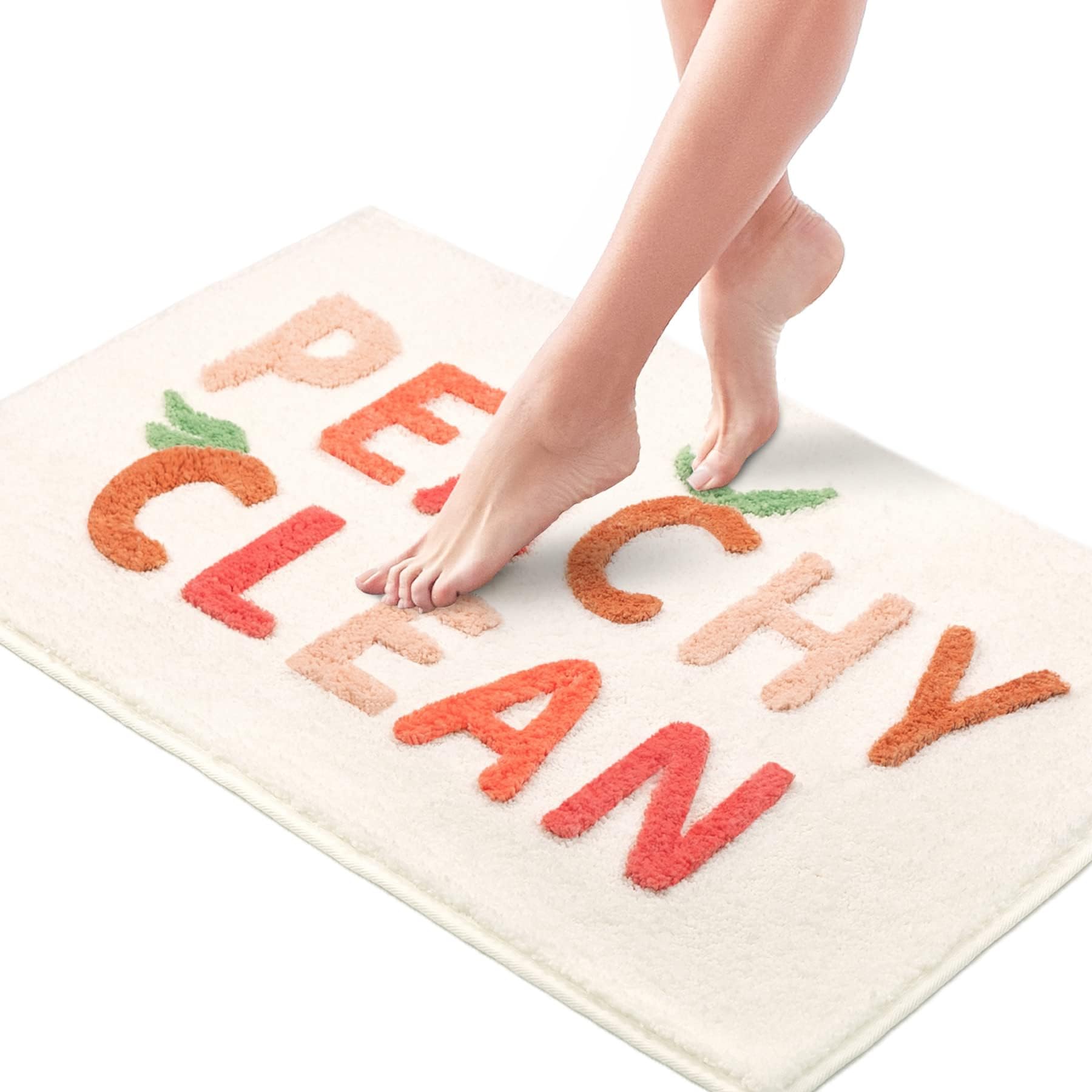 Amazon.com: VCNY Home | Fresh Collection | Bath Rug - Ultra Plush Pom ...