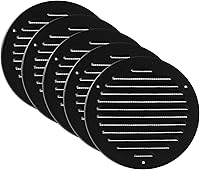 Vista 17 de Vent Systems – 3.35 x 9.84 pulgadas (interior) rejilla de ventilación de aire rectangular de metal blanco para alero, cubierta de rejilla, deflector