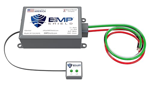 Miniatura 6 de EMP Shield Protección contra rayos y EMP para el hogar + Defensa CME para caja de interruptores montada al ras (SP-120-240-RLmodelo oculto)