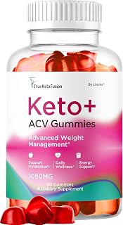 LIVORKA True Keto Fusion Gummies - True Keto Fusion, True Keto Fusion ACV Gummies 1050mg, True Keto Fusion Keto+ACV Supplement, True Keto Fusion Keto ACV Support Gummys, 60 Gummies for 1 Month