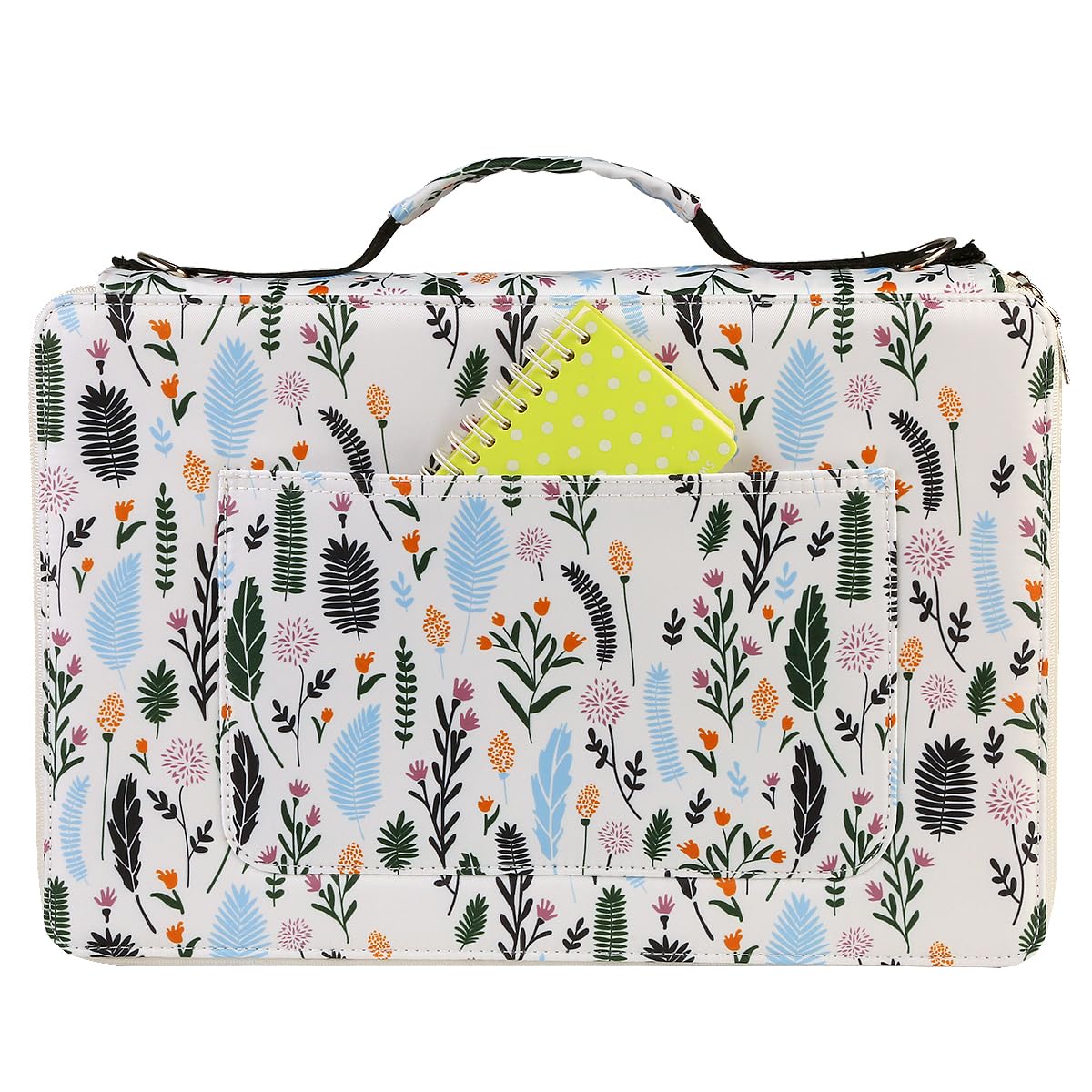 Lbxgap Trousse à crayons portable de couleur avec 480 emplacements avec motif imprimé pour crayons aquarelle Prismacolor, crayons de couleur Crayola, crayons Marco