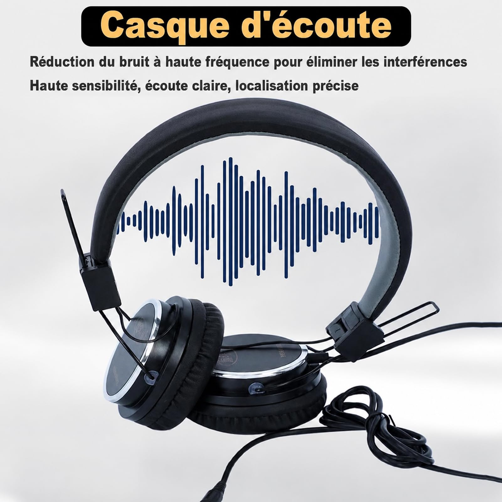 Détecteur de Fuite d’Eau Professionnel, 4 Modes de Fréquence Réglables