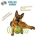 Perro de juguete, Wobble WAG Giggle Balón, M, Verde
