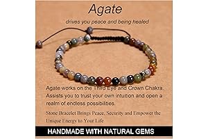 Indian Agate Massive Beads - Yoga's Stone of Tranquility