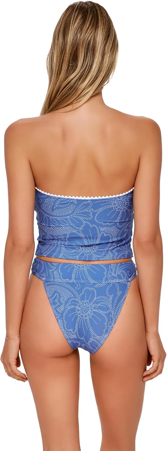 Swim Systems Pom Pom Dolly Crop Top Women's Swimsuit Bikini Top