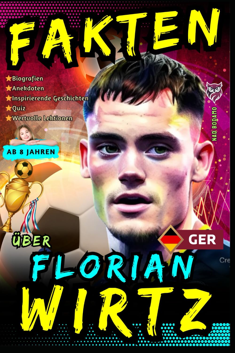 Fakten über Florian Wirtz: Biografien, Anekdoten, Inspirierende Geschichten, Quiz und Wertvolle Lektionen für Kinder und Jugendliche - ab 8 Jahren (Faszination Fußballstars)