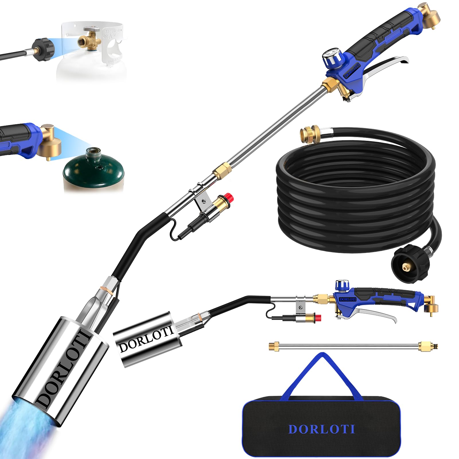 DORLOTI Propane Torch Weed Burner Kit