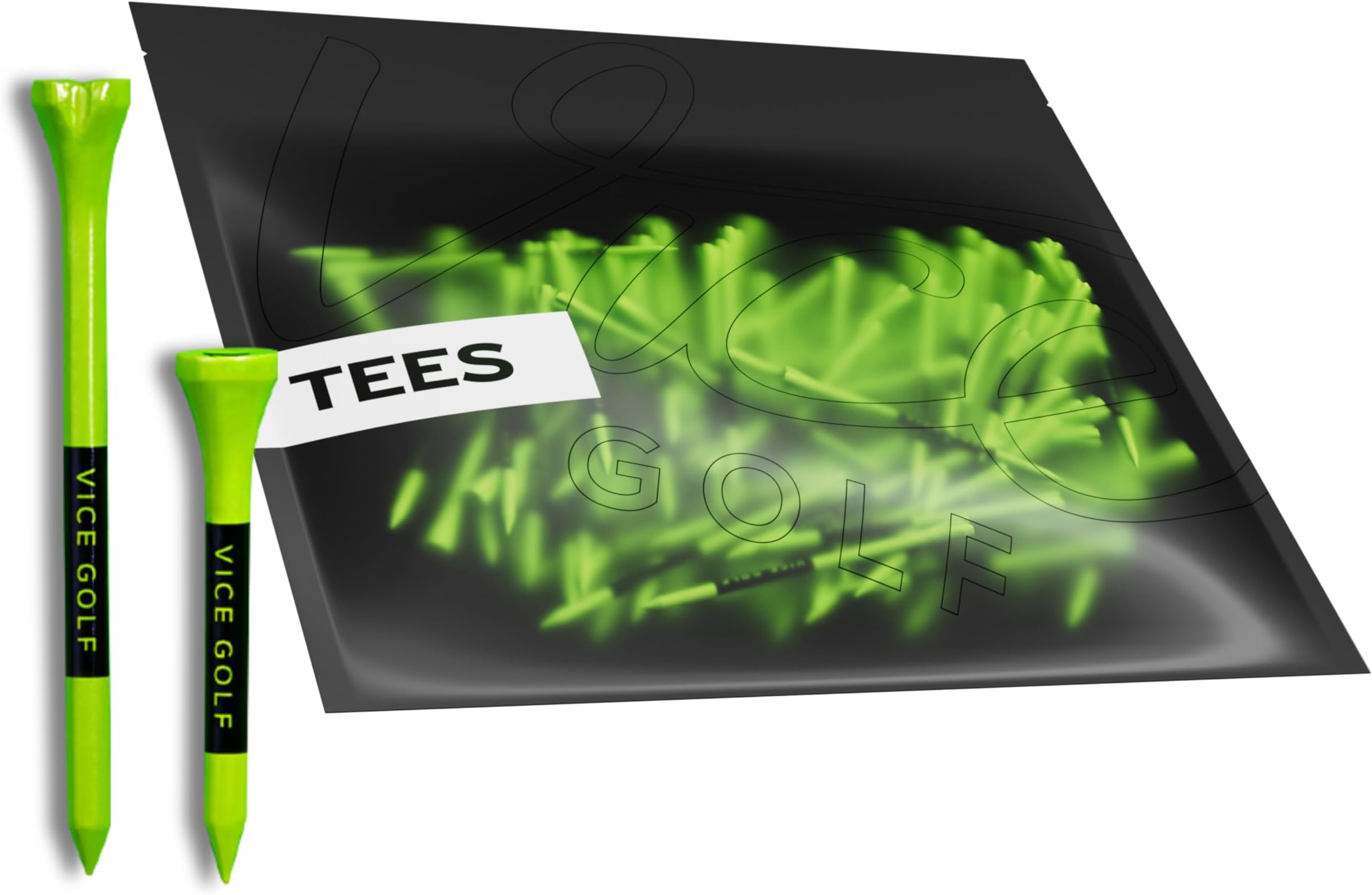 Tees 60 Driver Tees & 15 Short Tees