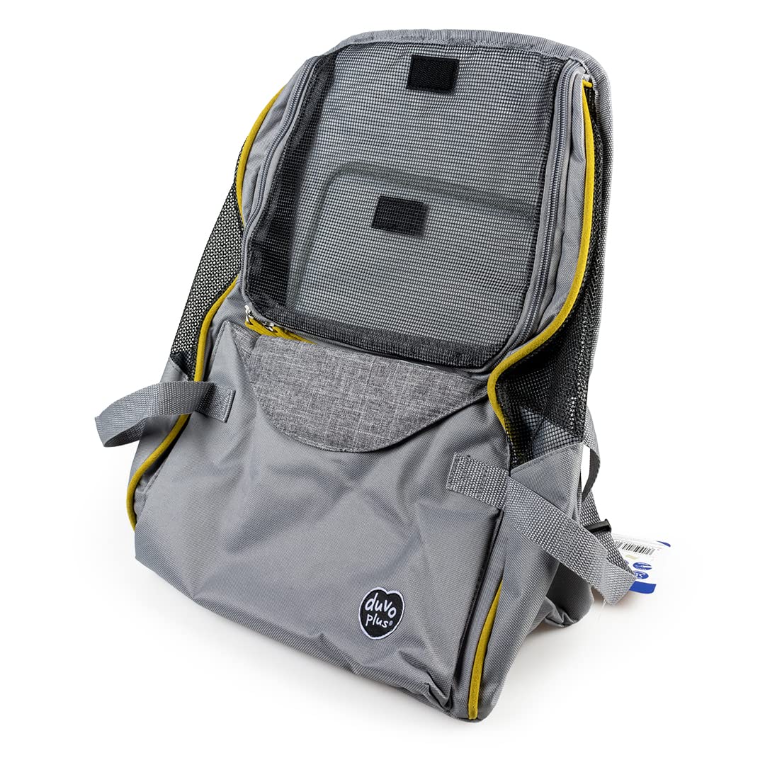 Mochila para perros y gatos duvoplus Paris en color gris de 39,5 cm