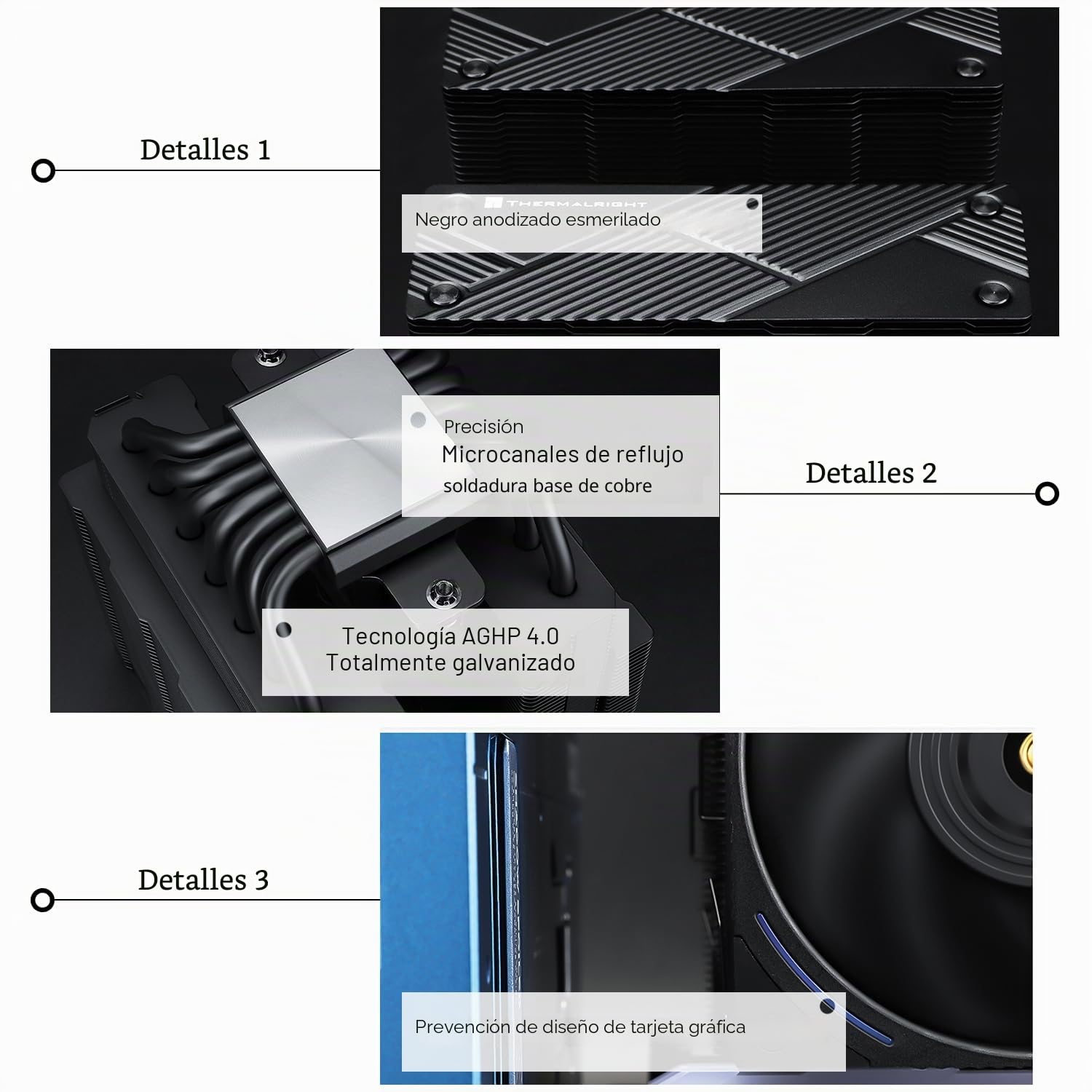 TR-Thermalright Phantom Spirit 120 EVO,Enfriador para CPU,Doble torre con 7 tubos de calor, Cubierta superior con acabado arenado,Doble ventilador PWM de 120mm a 2150RPM,Para AM5/AM4/ LGA1851/1700