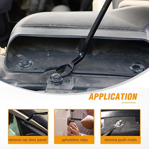 Miniatura 8 de GOOACC Herramienta de eliminación de arañazos de ajuste automático, 8 piezas, kit de herramientas de eliminación de sujetadores de moldura de