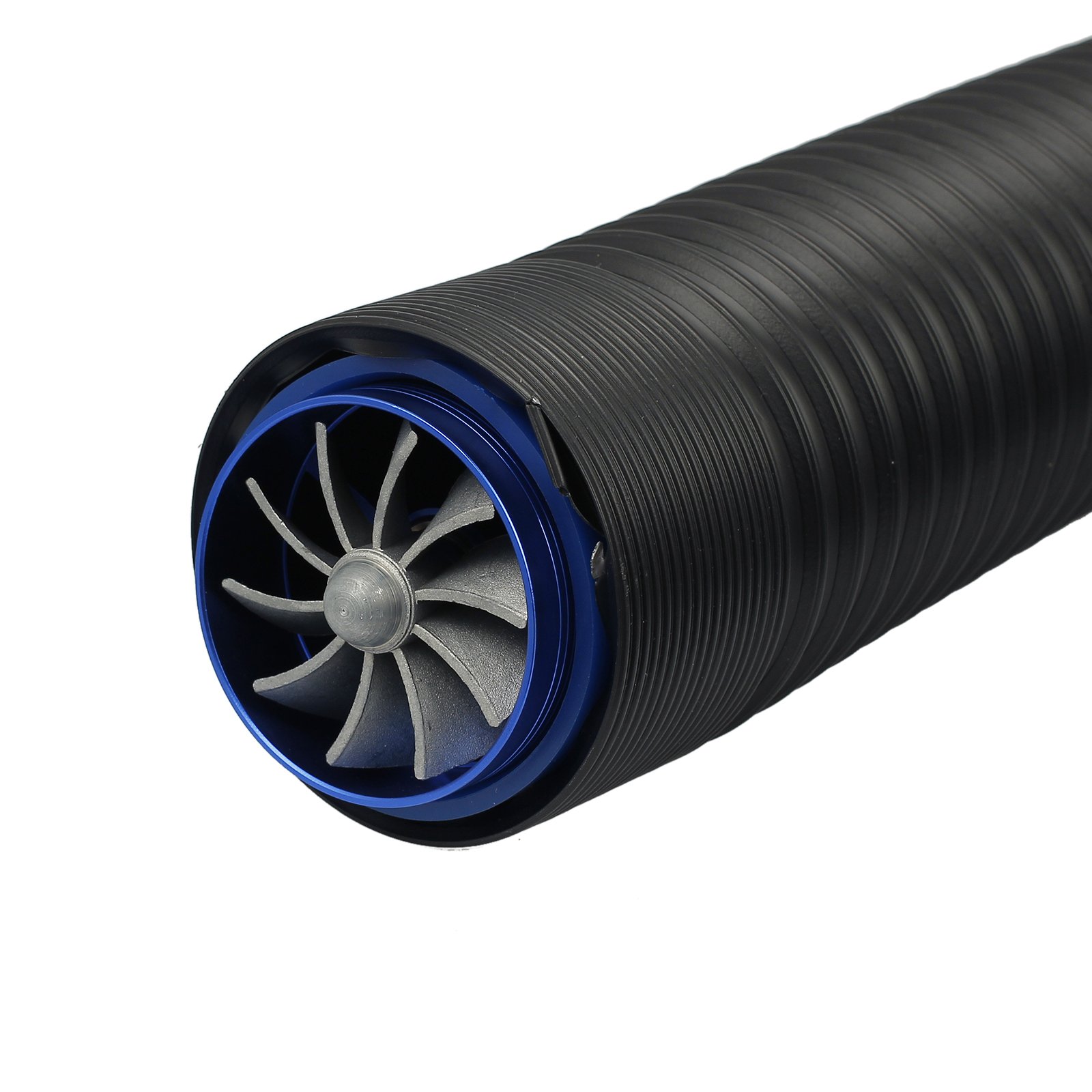Justech Kit filtro di aspirazione 3'' universale Filtro Aria Chiuso in Fibra di Carbonio Filtro Aria Fredda Alimentazione Kit Tubo Tubo Induzione di Aspirazione per Auto Automobile