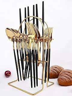 bonzeal-stainless-steel-24-pieces-black