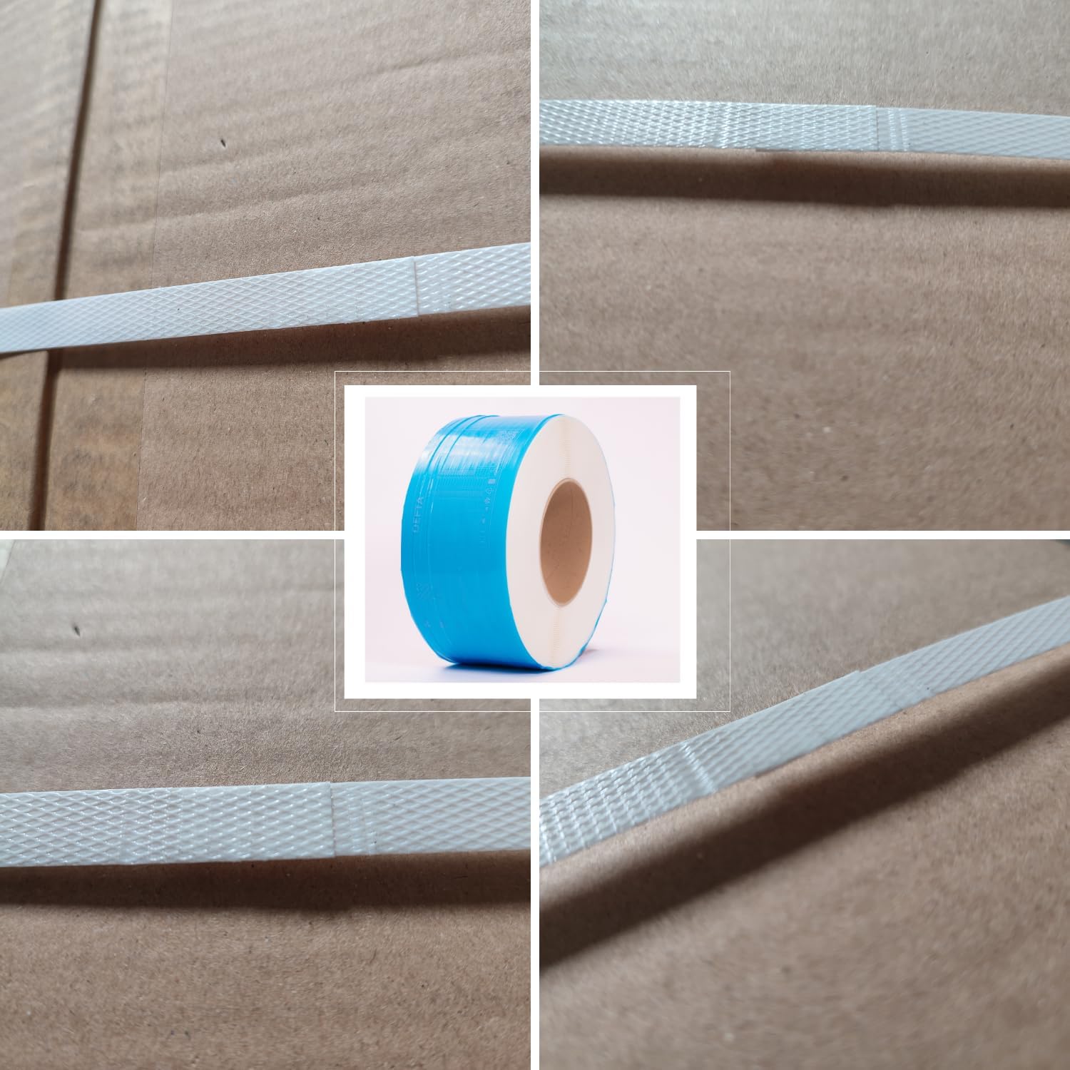 Nastro Reggetta in Polipropilene PP – 1 Rotolo 2800m Bianco, 12mm Larghezza, 0,6mm Spessore, Resistenza 158kg – Ideale per Macchine Reggiatrici Automatiche e Manuali