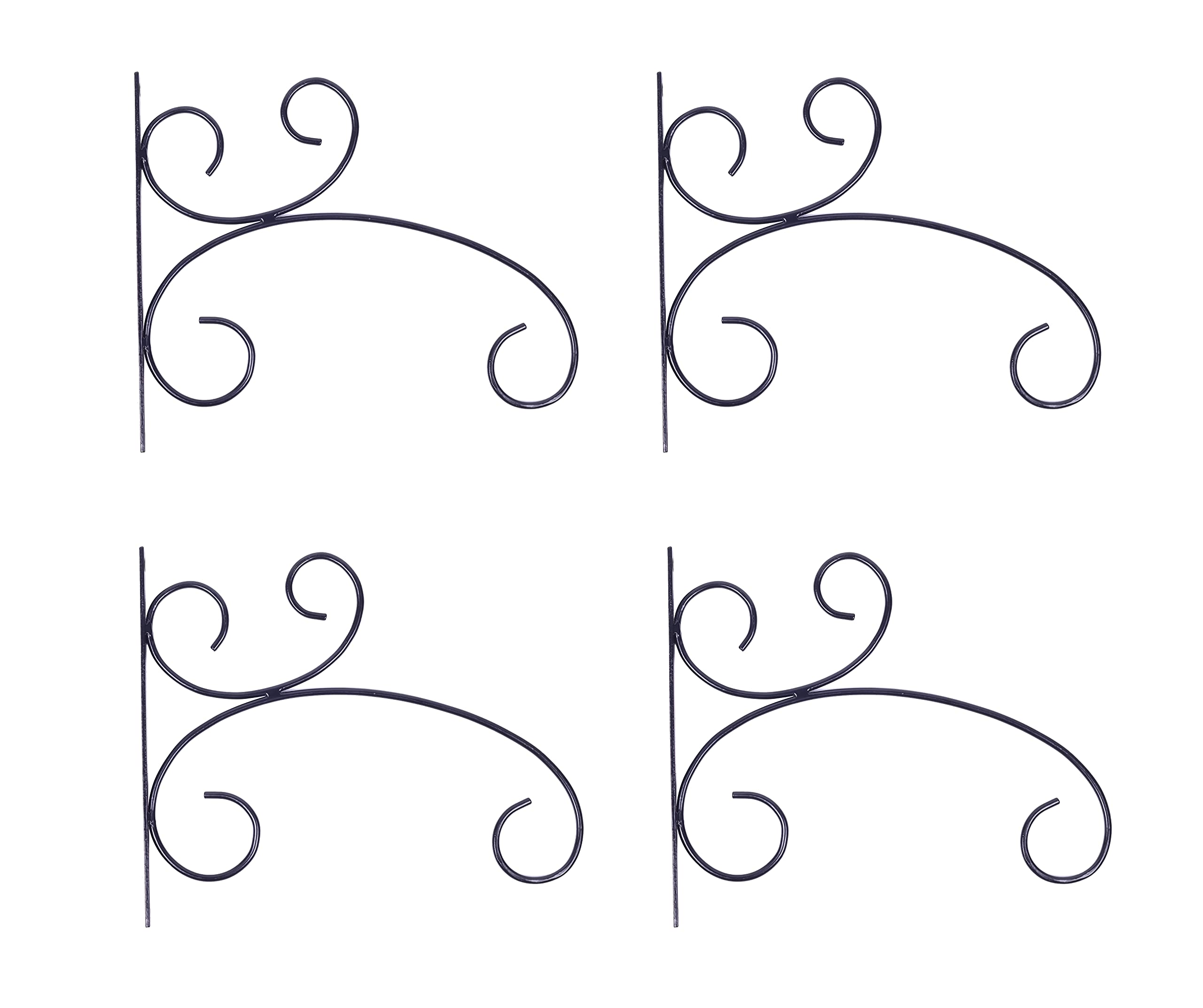 Metal Roots Wall Mounted Antique Butterfly Shape Metal Bracket for Hanging Pots, Plants, Bird Feeders, Bird House, Flower Baskets, Planters, Lanterns, Wind Chimes Indoor/Outdoor (Black), Pack of 4 (B09HLZJR38) Amazon Price History, Amazon Price Tracker