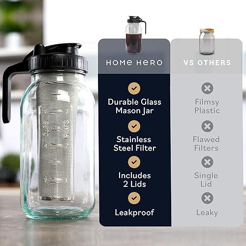 Miniatura 7 de Home Hero Cafetera fría  Café helado  Máquina de café frío de 32 oz  Máquinas de té helado  Cafetera helada  Tarro de cerveza fría  Café helado