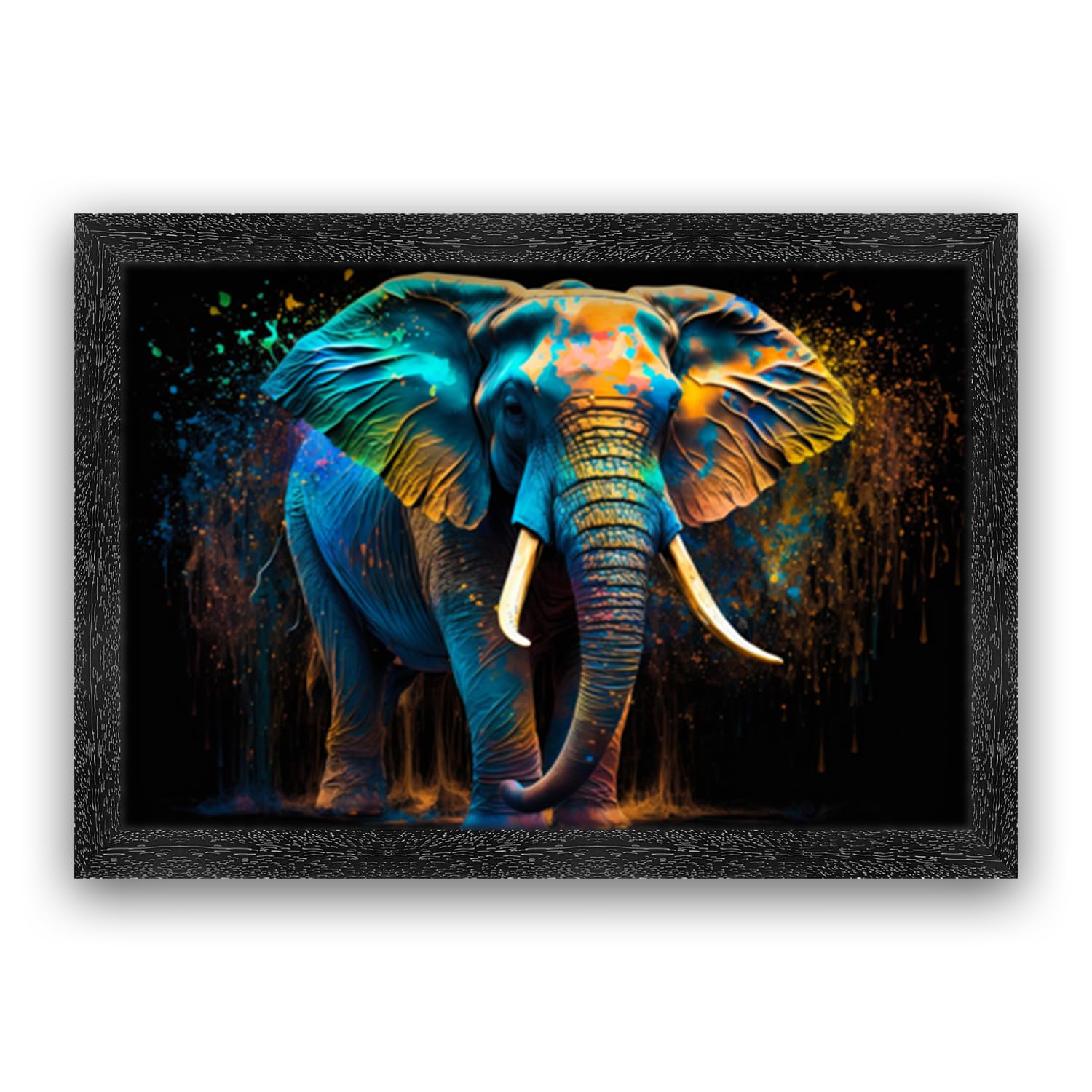 Rajasthani Village Photo Frame - Gold & Sparkle -29