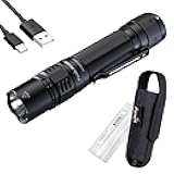 Fenix PD36R Pro High Lumen Tactical Flashlight, 2800 Lumen Dual Rear Switches USB-C Rechargeable with Battery and Lumentac Organizer