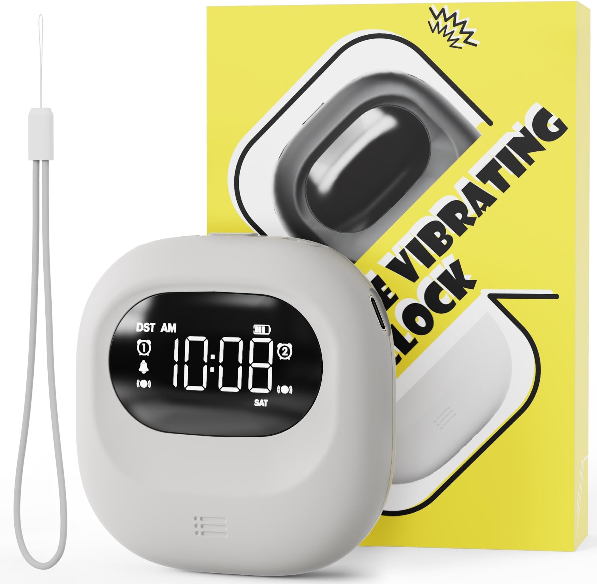 Tech Tools Vibrating Alarm Clock Shake N Wake Silent