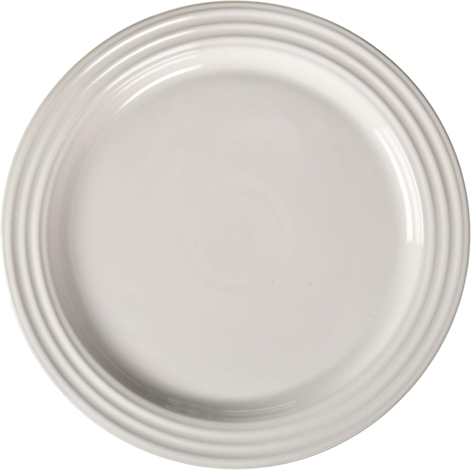 Le Creuset Stoneware Set of 4 Dinner Plates, 10.5" each, White