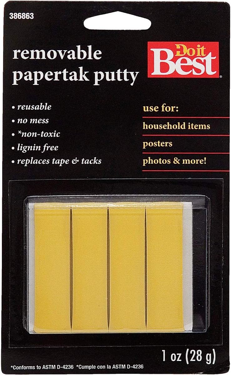 Do it Best Paper Tak, 1OZ PAPERTAK PUTTY