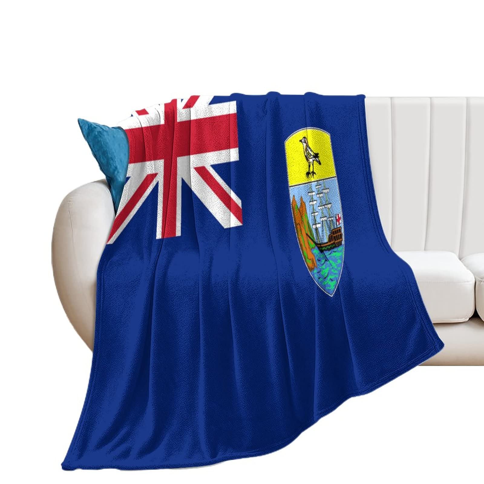 Couverture Sainte-Hélène en flanelle premium de qualité supérieure pour lit et canapé