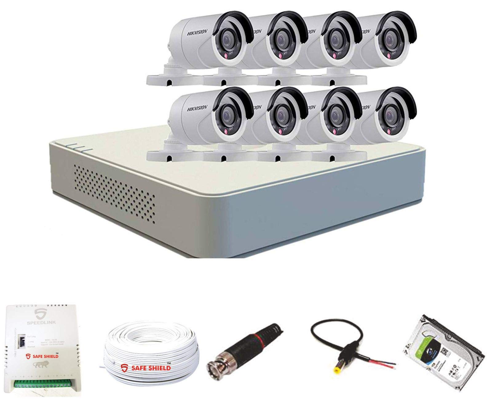 See full amazon price history chart for HIKVISION 1080P, 720P Full HD Channel DVR and Bullet CCTV Camera with Speedlink Cable and Power Supply Surveillance Kit, White Wired HIKVISION 1080P, 720P Full HD Channel DVR and Bullet CCTV Camera with Speedlink Cable and Power Supply Surveillance Kit, White Wired (B07J3D8WPC) Amazon Price History, Amazon Price Tracker