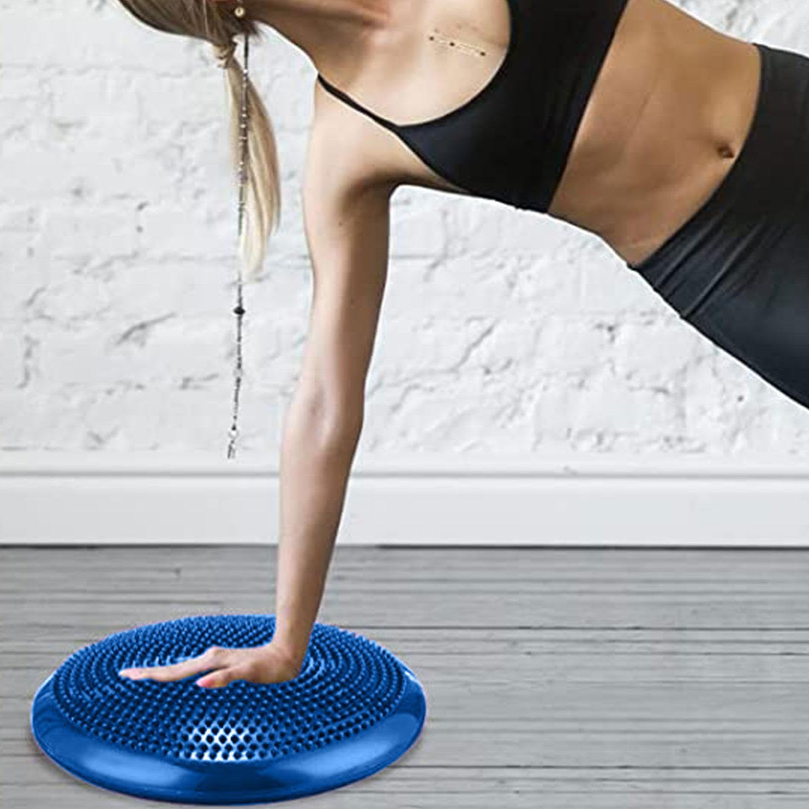 Generisch 33 x 33 x 3 cm, per allenamento del pavimento pelvico, cuscino d'equilibrio, design double face, per sedia da ufficio, per Core