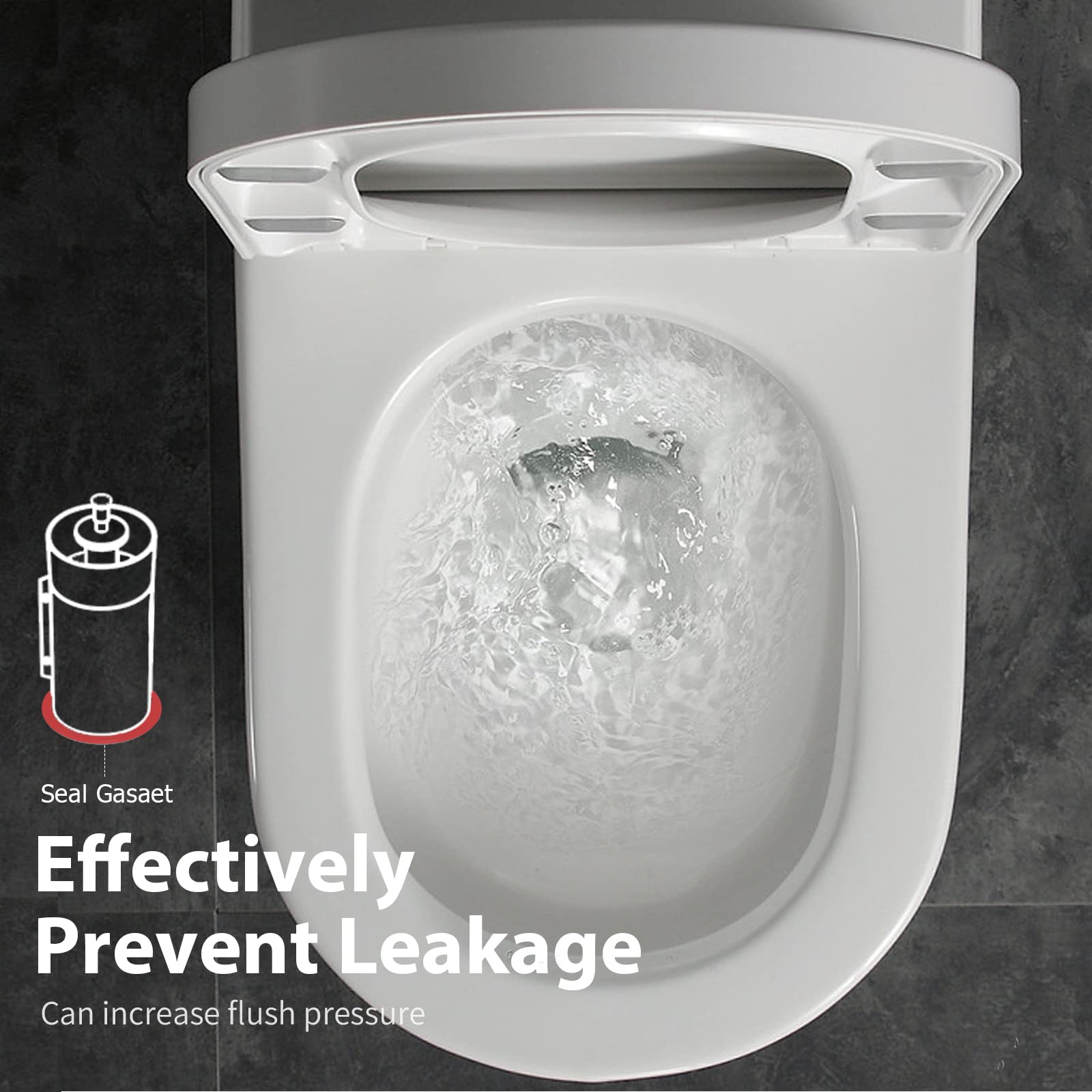 Flush Valve Seal For Kohler, Upgraded 2 Pack Silicone