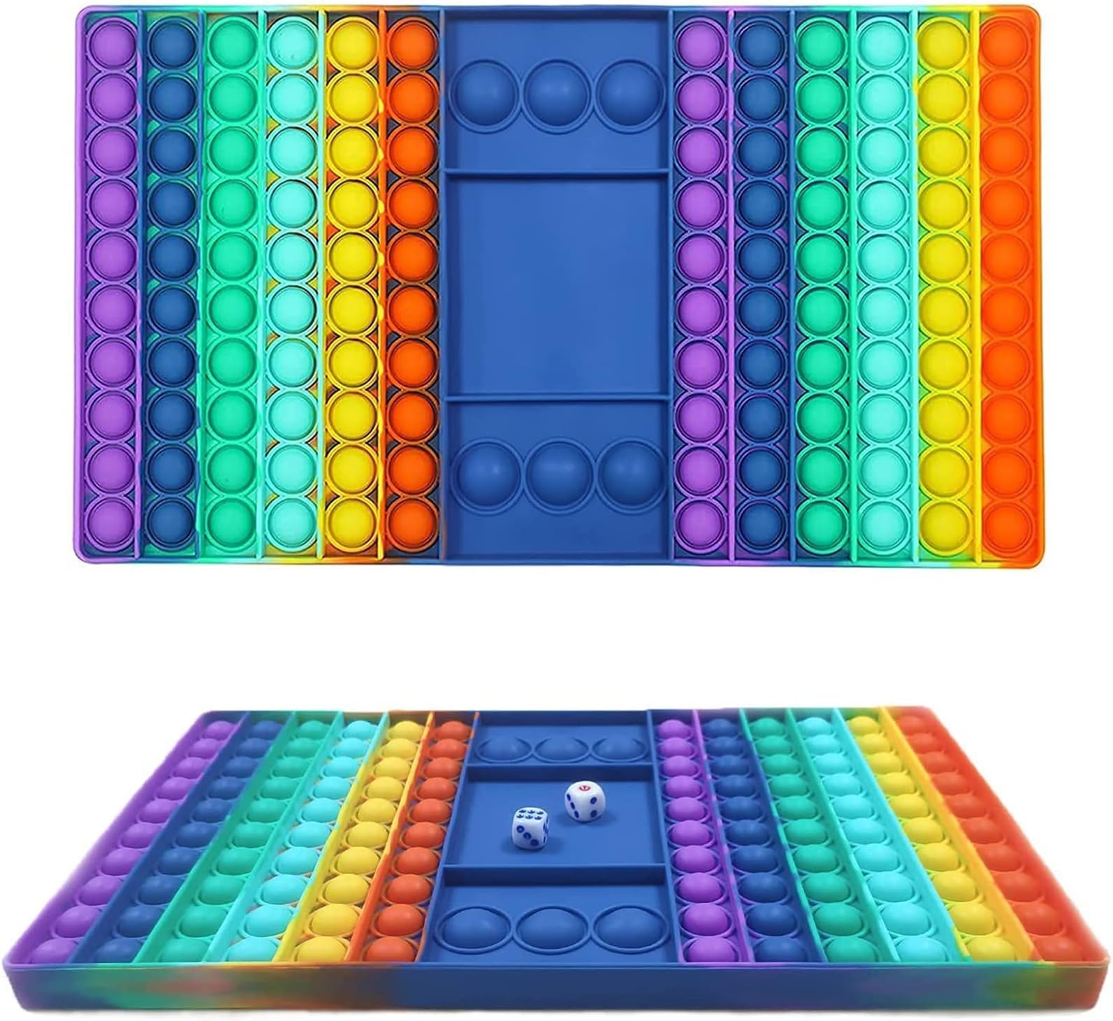 Coogam Rainbow Puzzle Ball with Pouch ColorMatching Puzzle Game Fidget