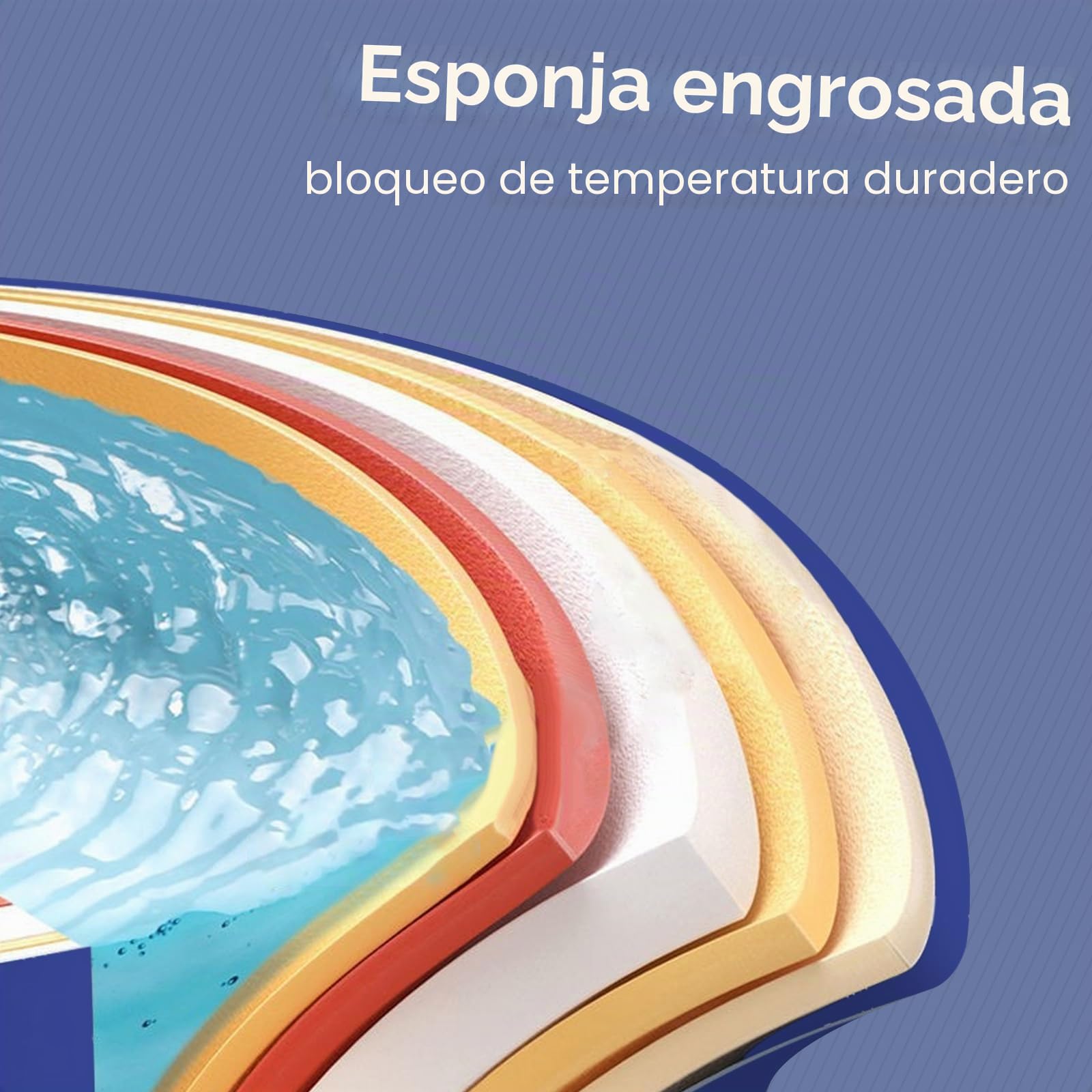 Bañera Plegable para Adultos,bañera de hidromasaje de pie independiente, bañera gruesa de múltiples capas para interior y exterior, spa caliente, 115 x 60cm (Alce)
