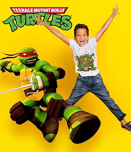 Miniatura 9 de Camiseta de las Tortugas Ninja (Conjuntos) Michelangelo Leonardo Raphael Donatello TMNT Traje Disfraz Camiseta Cumpleaños de Niños Pequeños a Ropa