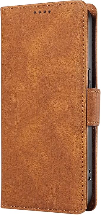Wallet Case for iPhone 17Pro Max/17/17Pro/17Air, Bracket Card Slot Case Large Capacity PU Leather Flip Cover,Brass,17Air